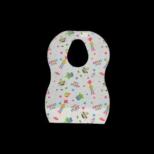 China Cute Waterproof 24.5*34.5cm Disposable Baby Bibs wholesale