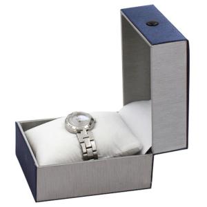 China hot sale black pu leather watch case wholesale