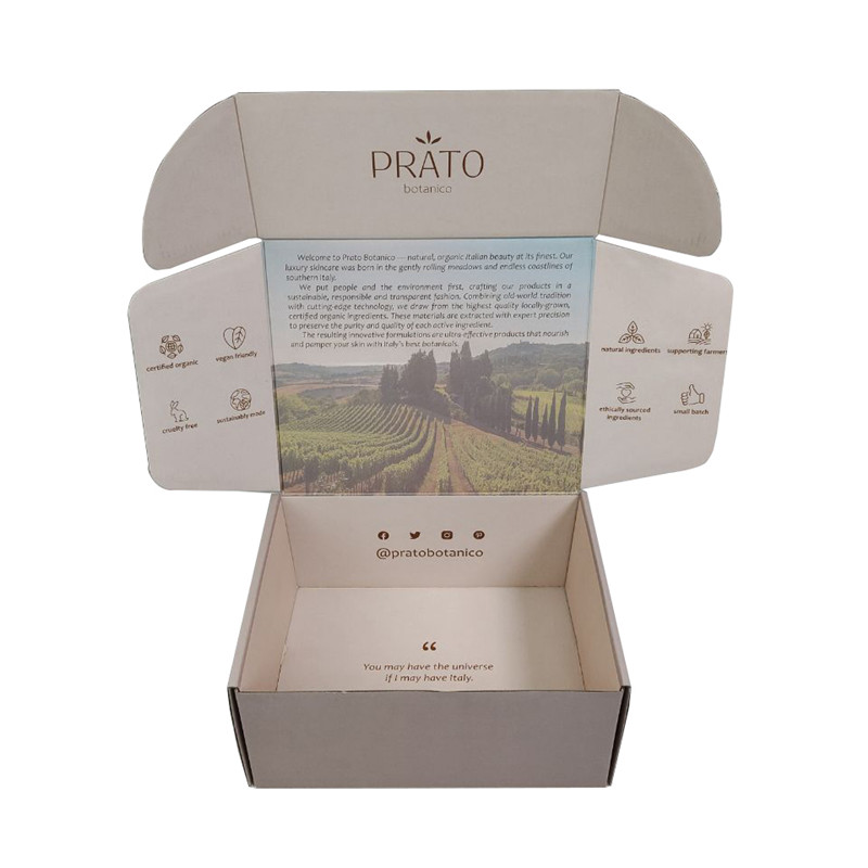 Custom Kraft Paper Mailer Box Packaging Recyclable Corrugated Cardboard Mailer Boxes