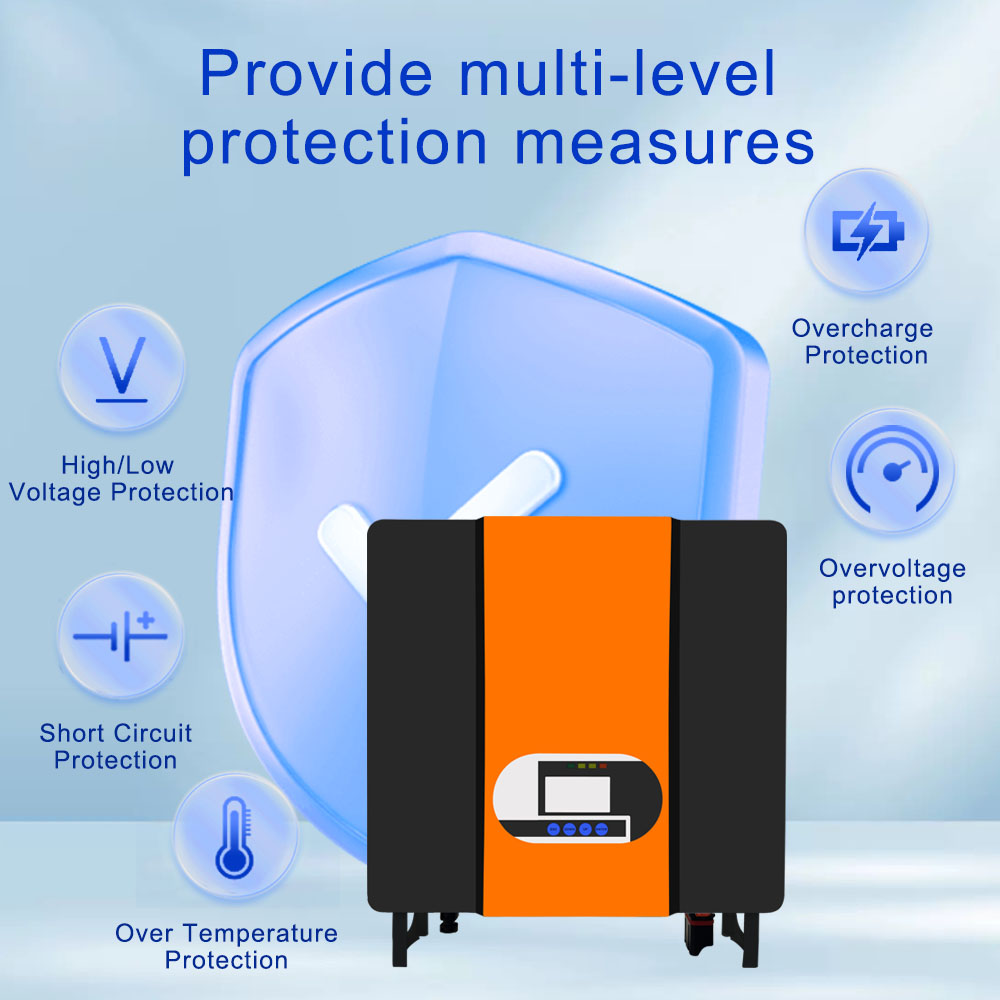 5500W 48V 5.5KW 230VAC Solar Hybrid Inverter With WIFI Monitoring Function