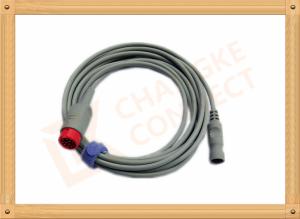 China IBP Adapter Cable B .Braun Invasive Blood Pressure Cable 12 Pin , UL And Rohs Standard wholesale