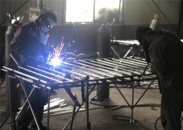 USA STANDARD Customized road steel painted crowd traffic control event barrier