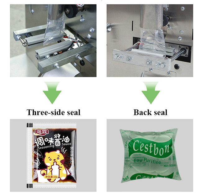 Chili Oil Liquid Ketchup Sachet Packing Machine Fully Automatic Semi Fluid