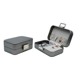 China Handmade Craft Soft Velvet Portable Travel Jewelry Box wholesale