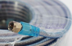 China Terminated Cable RG6 CATV Coaxial Cable with 2 Golden F Connector for Satallite TV wholesale
