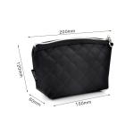 Zipper Closure L150*D60*H120mm Polyester Cosmetic Bag