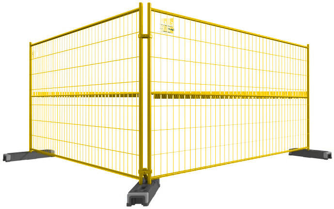 Portable Temporary Fence Panel 32mm Galvanized Steel