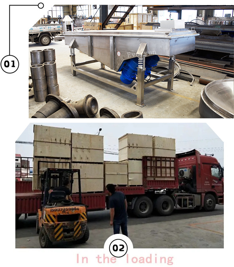 Multilayer Stainless Steel Linear Vibrating Screen For Kaolin Powder