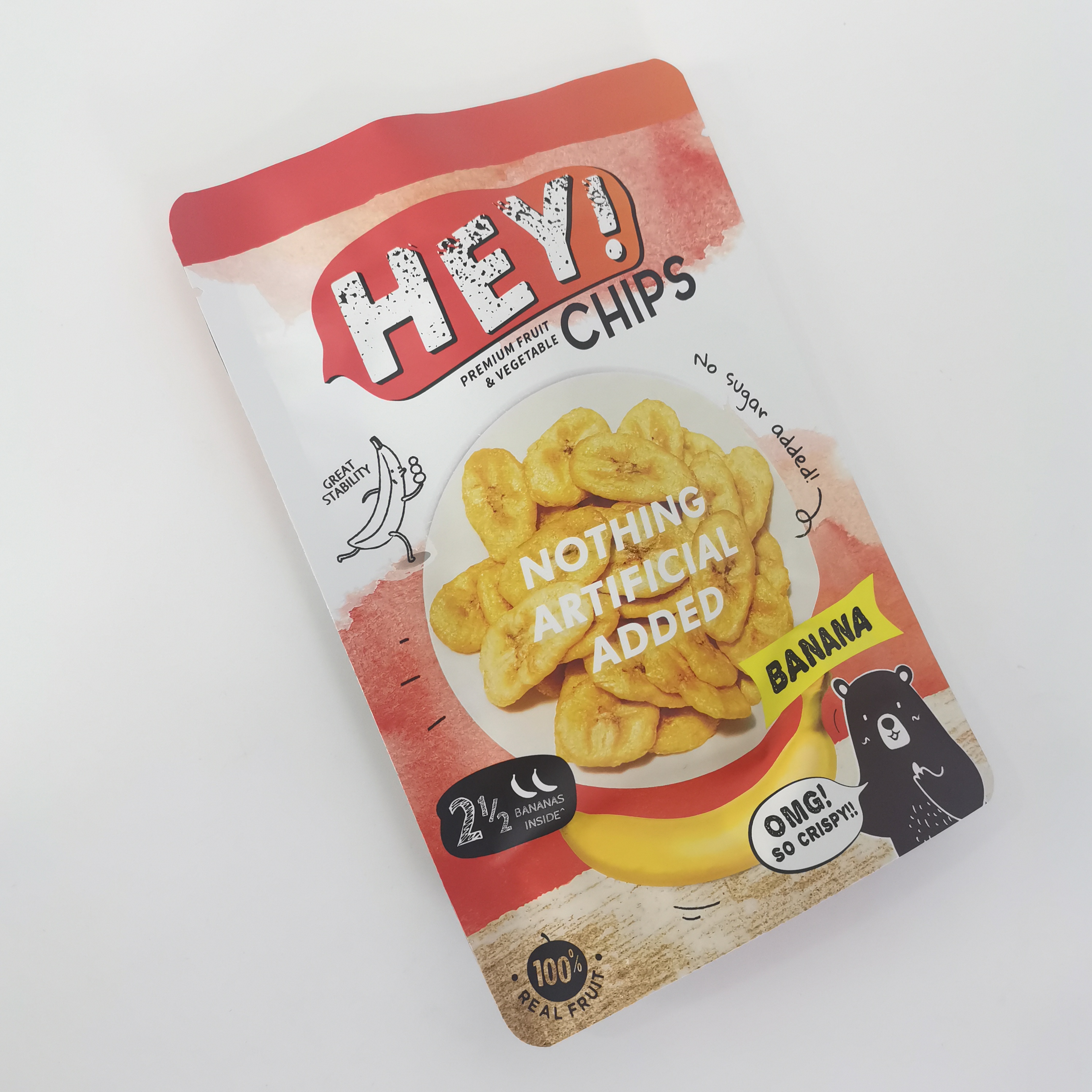 Banana chips packing bags aluminium foil snack food grade pouch package envelop pouch packaging