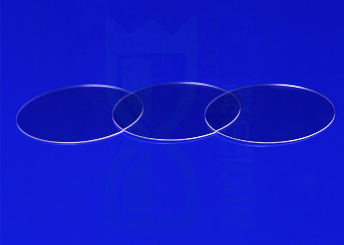 Transparent Uv Quartz Glass Plate Fireplace Window 99.99% Material