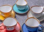Afternoon Tea 90cc Ceramic Mug Cup And Saucers Hand Painted