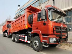 China SHACMAN F3000 Tipper Truck 6x4 380Hp EuroII Orange wholesale