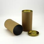 Offest Print Pop Top Paper Tube Containers For Dry Food Packaging