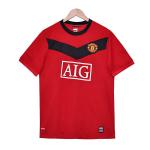 Polyester Home Retro Football Jerseys Replica for Manchester United 2009-2010