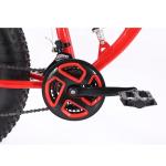 26 Inch Fatbike Cruiser Snow Mountain Full Suspension Cycle Bicycle with Thicken