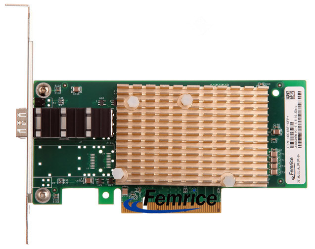 Femrice 10G 1 Port Gigabit Ethernet Server And Workstation Application Server Interface Card With SFP-10G-SR Module