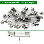 6.3x32mm Cartridge Glass Tube Fuses 3AG 250V For home appliance