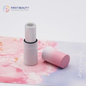 China Customized Empty Plastic Round Lipstick Tube 3.8g wholesale