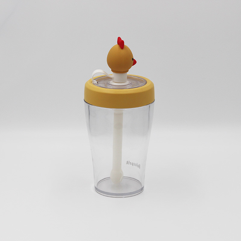 Creative Reusable Straw Water Bottle