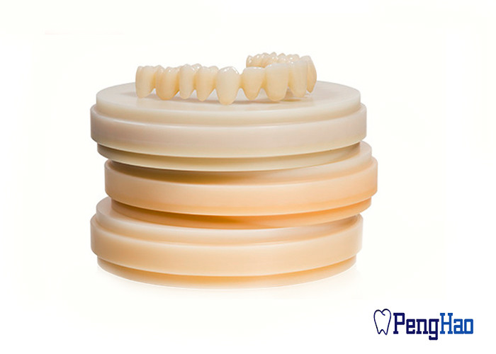 CAD CAM System Dental PMMA Block Translucent CE / ISO Certificated