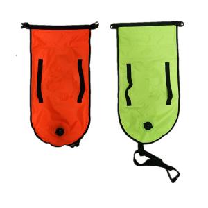 China 28L Open Water Triathlon Swim Safety Back Float Buoy Bag wholesale