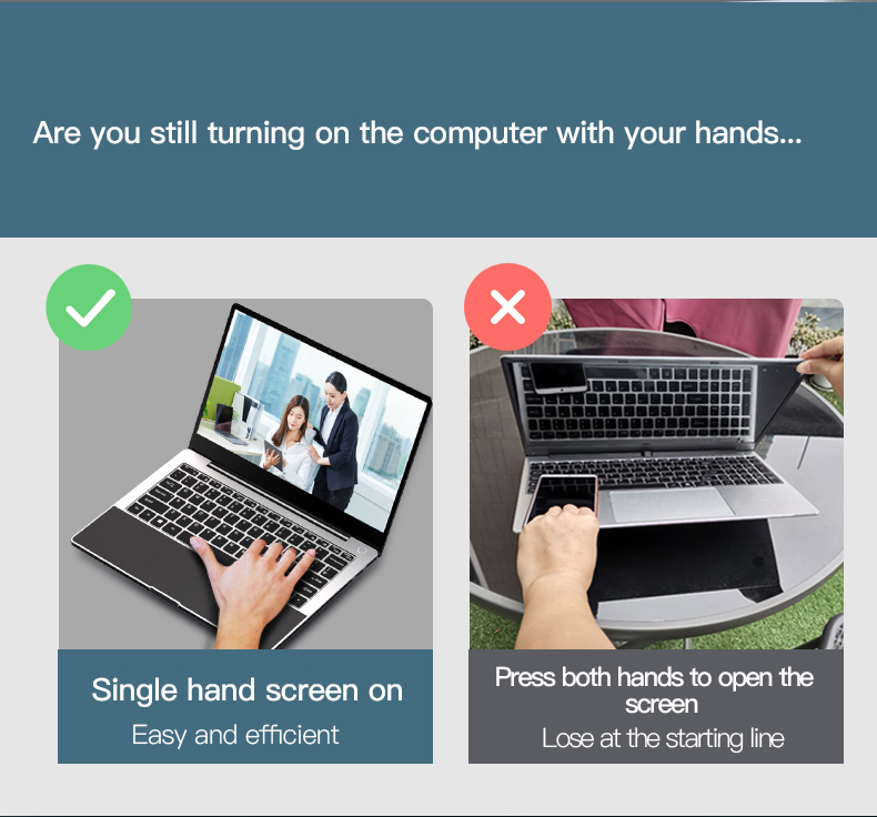 720p Camera Slim Bezel Laptop Core I7 10510U CPU 16G RAM 1TB SSD