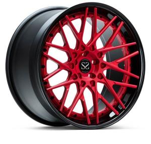 China Staggered 2 Piece Forged Wheels Deep Concave Lip Rims Jant wholesale