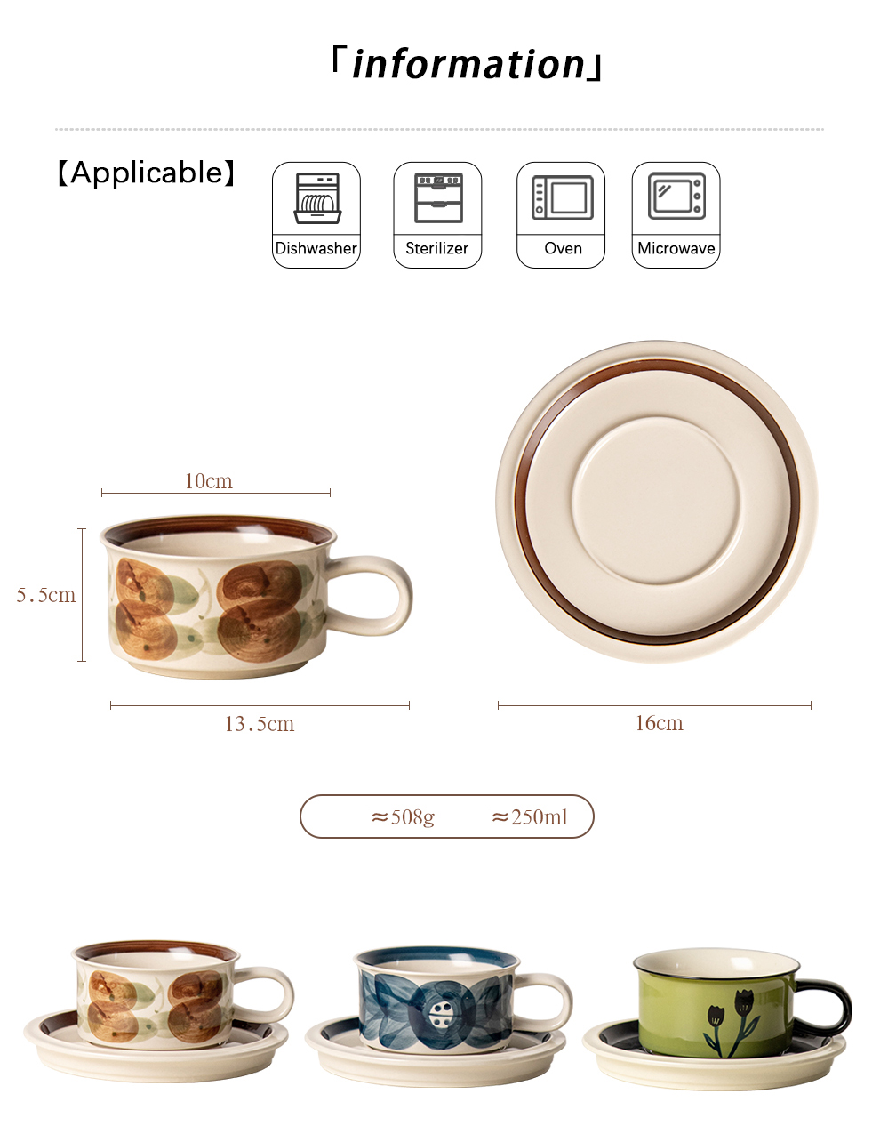 Popular design custom colorful gift drink wholesale milk cappuccino espresso tea cups custom ceramic coffee mugs