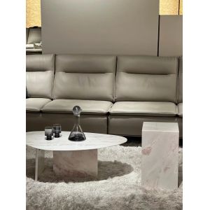 High Durability Marble Coffee Table Elegant For Living Rooms