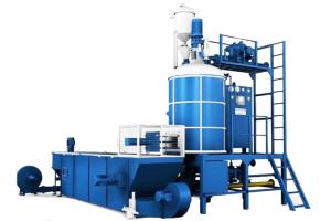 China Low Density EPS Secondary Foaming Batch Pre Expanding Machine wholesale