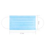Antibacterial Earloop Face Masks Disposable Mouth Mask Comfortable Wearing