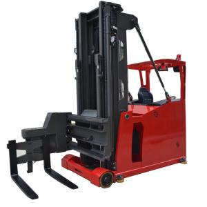 China 1.5ton Very Narrow Aisle VNA electric pallet forklift Stacker 1.5t 3 Way Electric Forklift wholesale