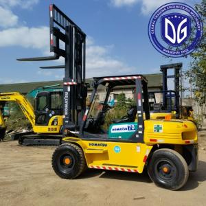 China 7t FD70 Used Komatsu Forklift Powerful Used Forklift Hydraulic wholesale
