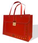 Embossed Printing Paper Bag 250gsm Printed Paper Carrier Bags