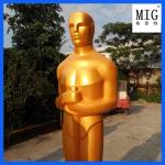 event celebration Oscar statue large model as decoration statue in Chinese New