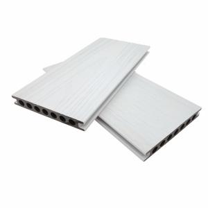 China ISO9001 Terrace Co Extrusion Composite Decking White Wood Plastic WPC wholesale