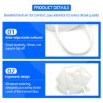 Disposable KN95 Dust Mask , High Breathability Earloop Face Mask