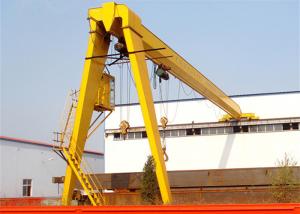 China 32t Single Girder Electric Hoist Semi Gantry Cranes Easy Operated wholesale