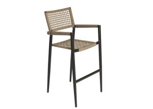 China 100% Handmade Waterproof Rope High Armchair Outdoor Bar Furniture wholesale
