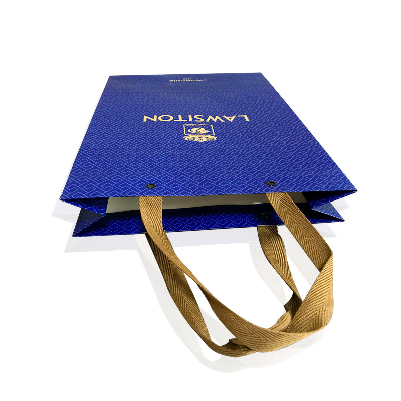 Customized Resealable Brown Kraft Food Wholesale Paper Gift Bags With Handles Packaging