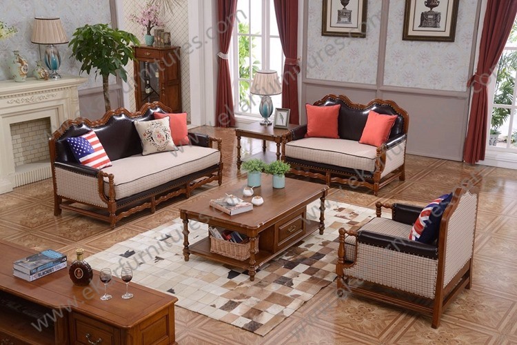 Chinese armchair wood home furniture modern couch