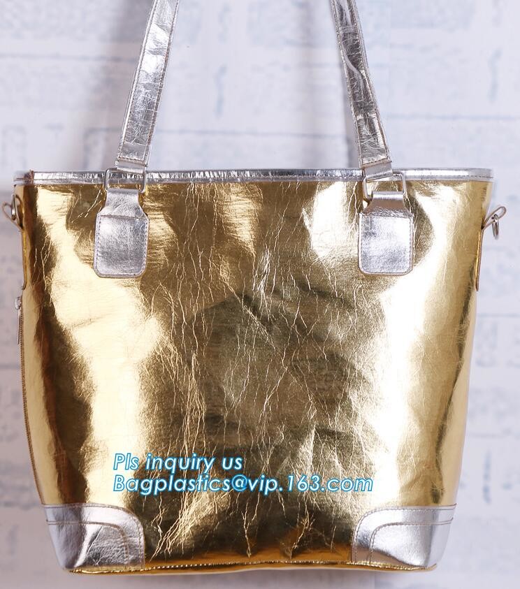 Dupont Tyvek PU coated shopping bag PU coated Tyvek bag PU coated tyvek eco bag,Tote Bag Cotton With Logo Printing Tyvek