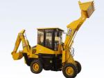 Economic Mini Wheel Loader , 4WD wheel loader with backhoe 5700kg