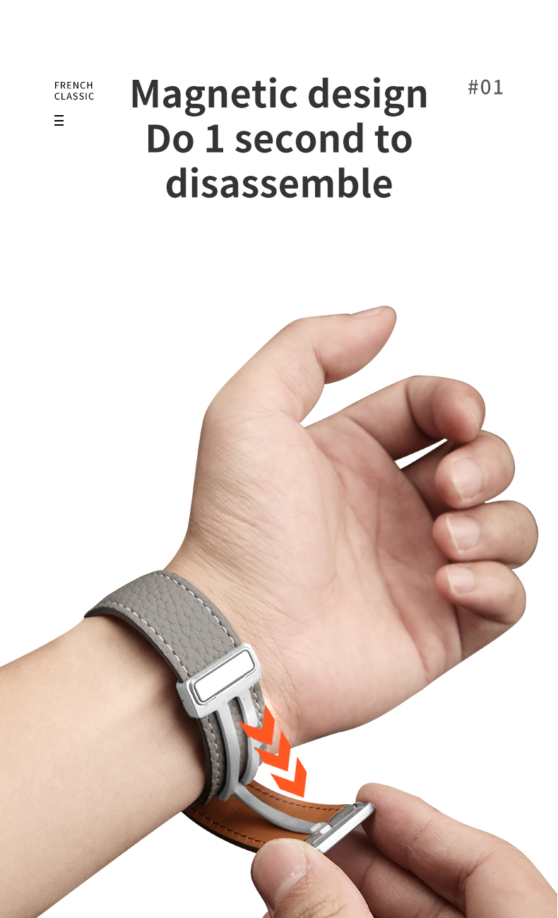 20mm Leather Watch Strap Replacement for SamSung GaLaxy Watch 4 Wrist Band Gift Accessory