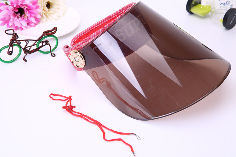 AK16102 PVC sun visor summer hats , promotion hats and cap for sale