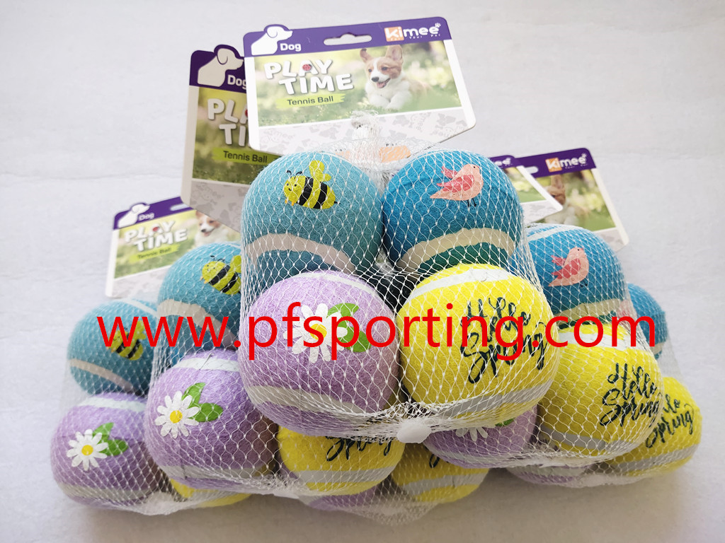 Manufacturers Cheapest OEM Professional Wholesale Interactive Pet Dog Rubber Tennis Ball Dog Toys
