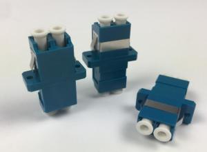China LC Dx Sm With Flange Fiber Optic Adapter Fiber Optic Cable Connectors wholesale