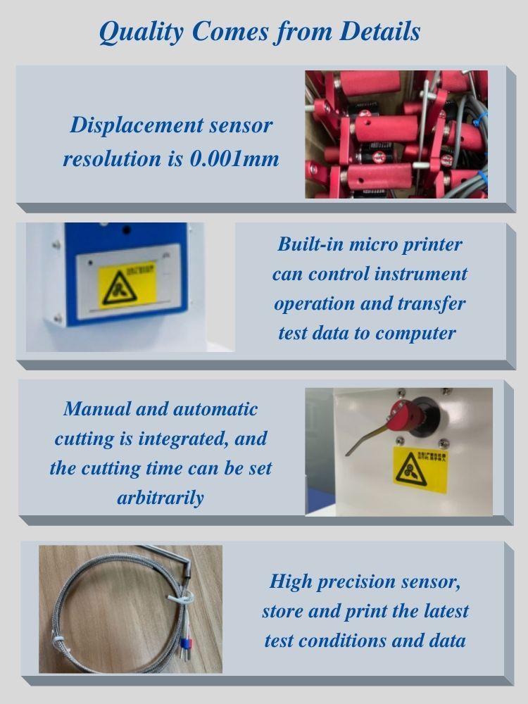 Melt Flow Index Tester Machine with Touch Screen