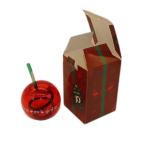 Red Bauble Box Packaging , custom printed paper boxess, Christmas gift box 350