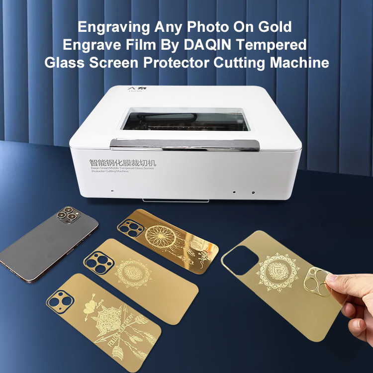 Mobile Hydrogel Screen Protector Laser Cutting Machine For 9H Tempered Glass